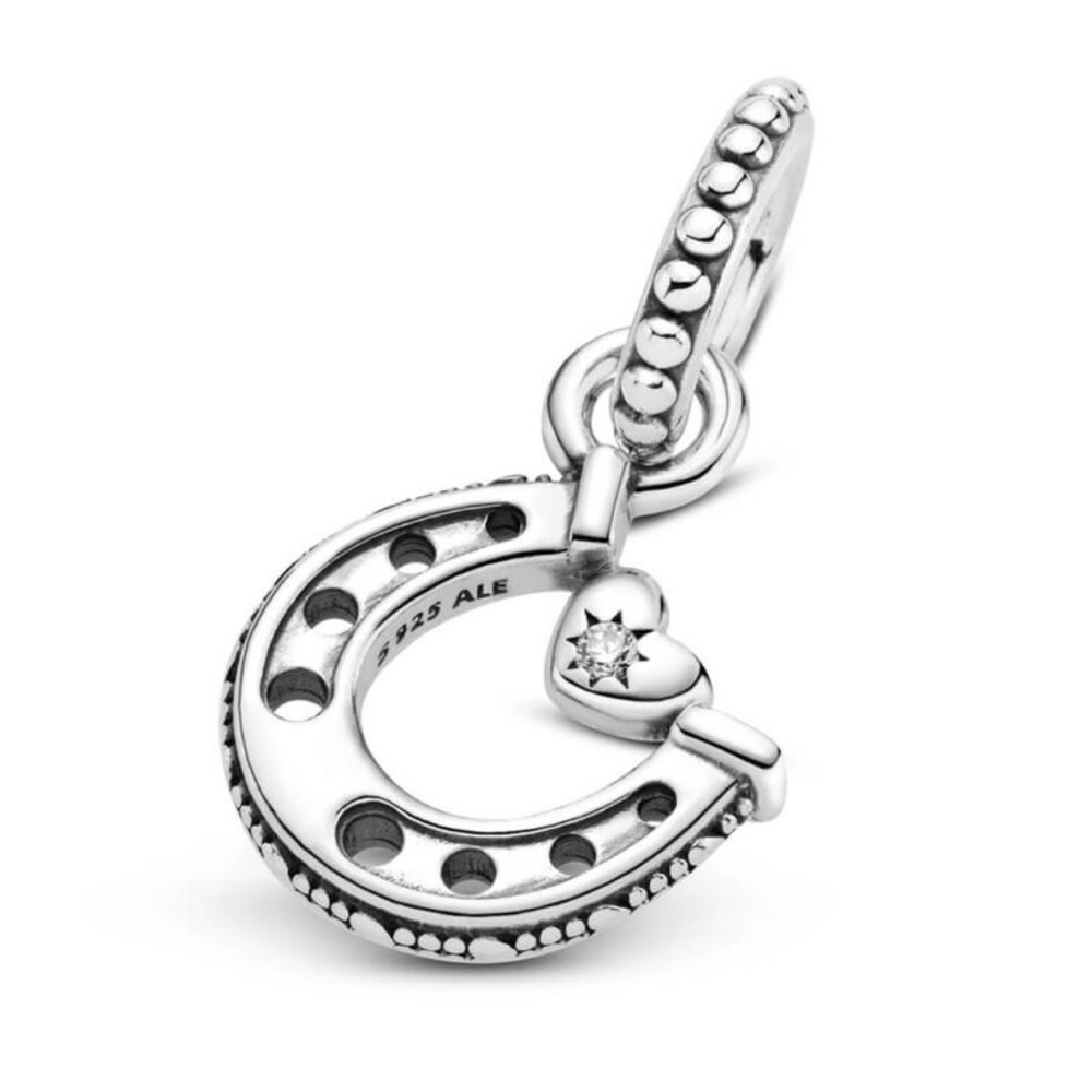 Pandora Good Luck Horseshoe CZ Dangle Charm